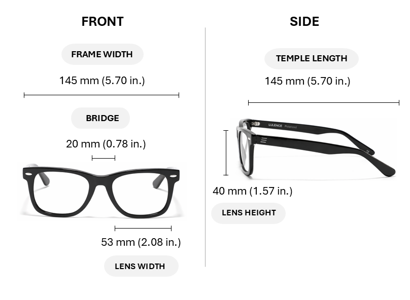 CHECKMATE size guide desktop