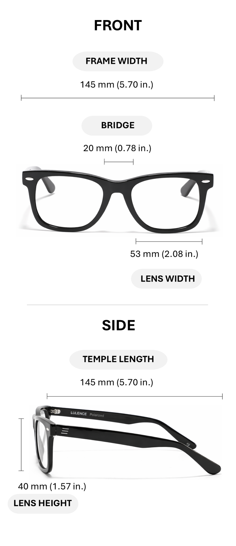 CHECKMATE size guide mobile